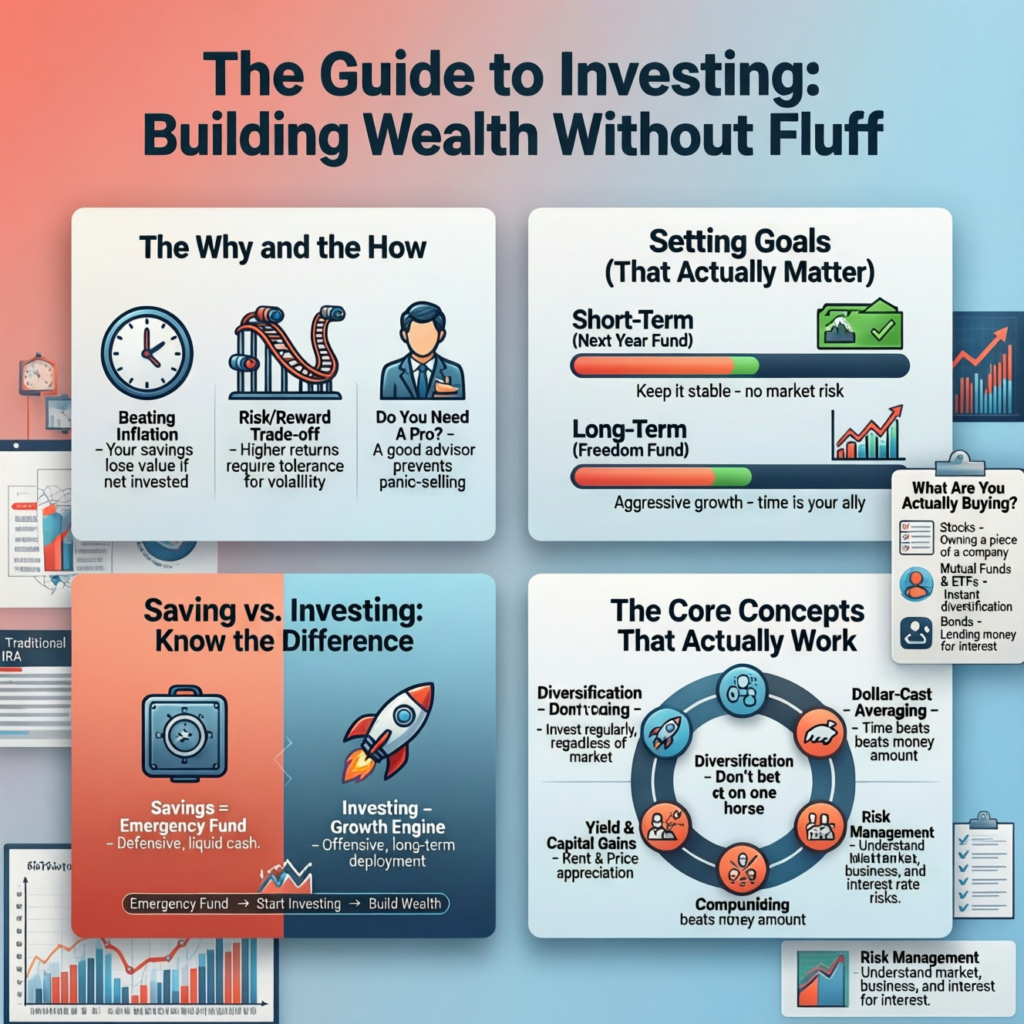 The Guide to Investing: Building Wealth Without Fluff