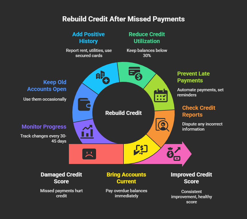 Step-by-Step Guide to Rebuild Your Credit After Missed Payments