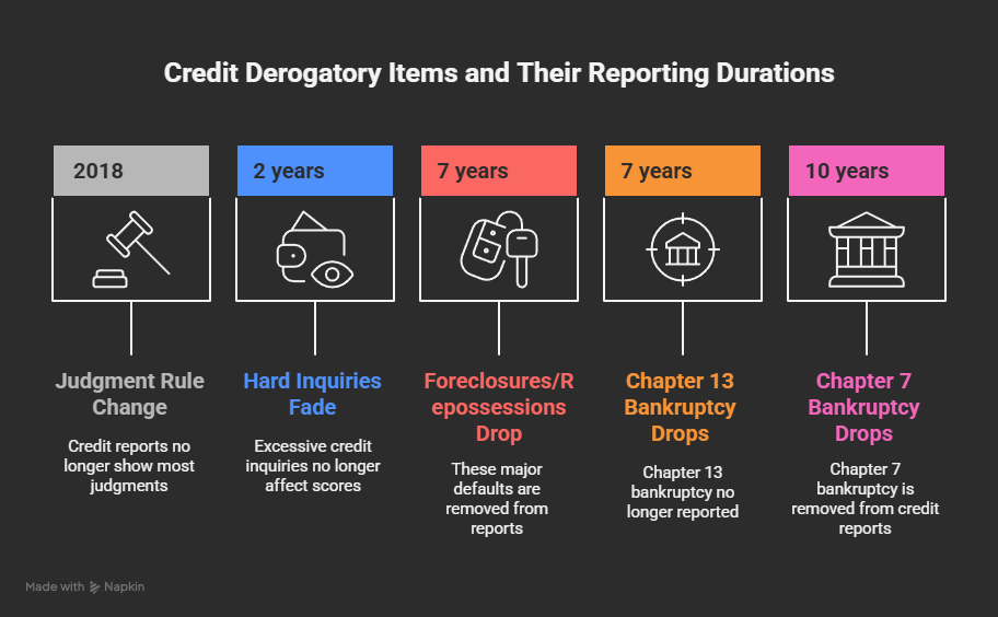 How to remove derogatory items from credit report