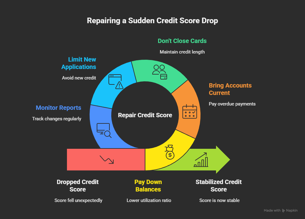 My Credit Score Dropped for No Reason — Here’s What Really Happened