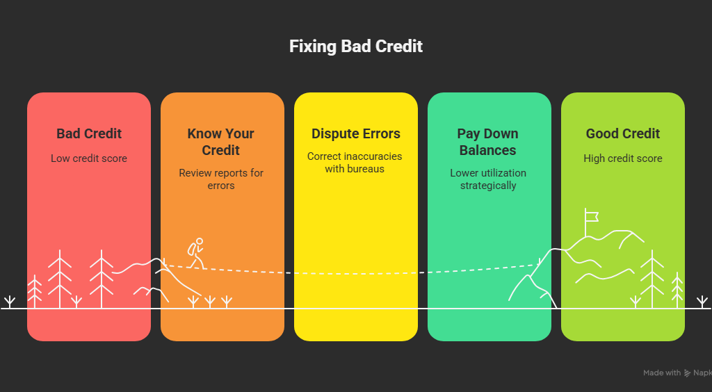 Fix My Bad Credit: Step-by-Step Guide to Rebuilding Your Score