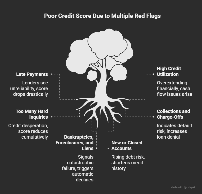 Red Flags That Lenders Look for on Your Credit Report in 2025
