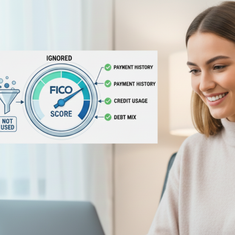 Understanding What FICO Scores Ignore(Income, Job & More)