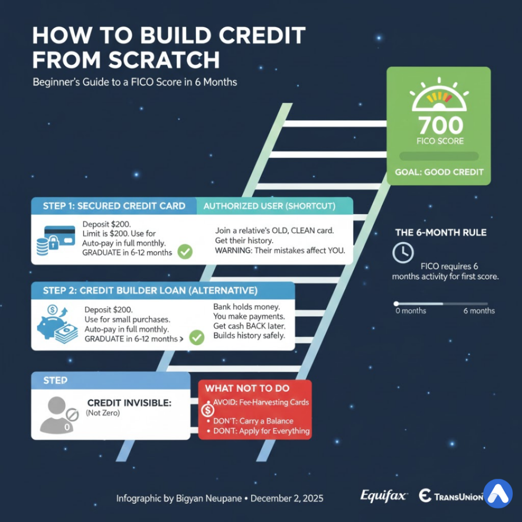 steps to Build Credit from Scratch 