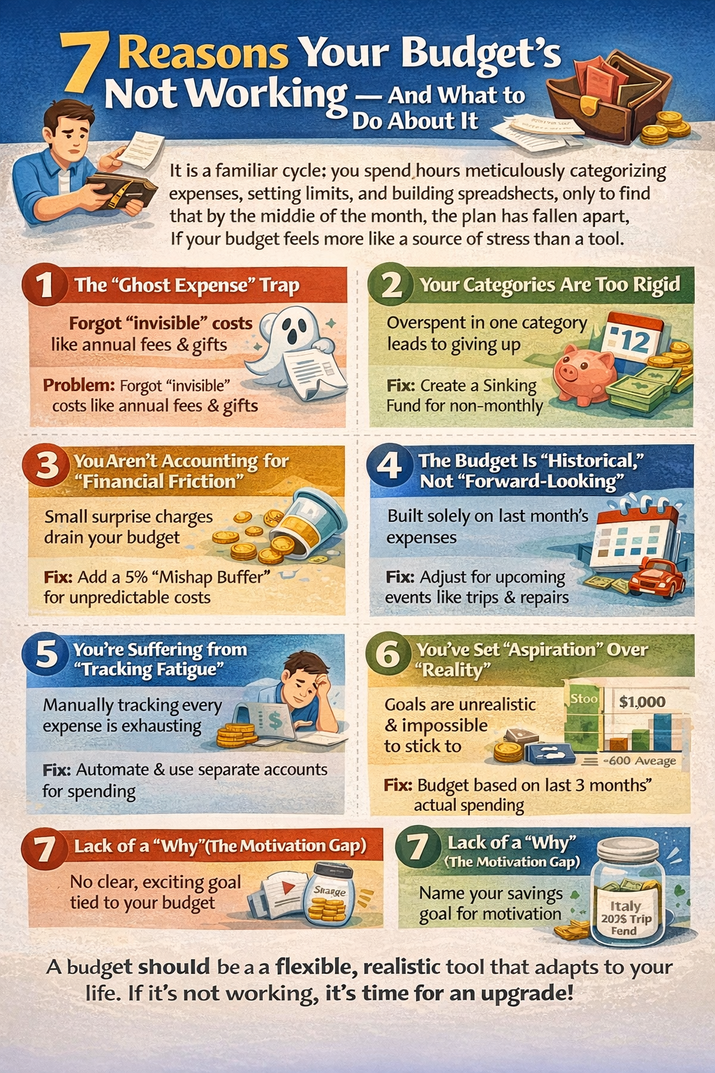 Why Your Budget isn't Working ? here are 7 Common Mistakes & Solutions