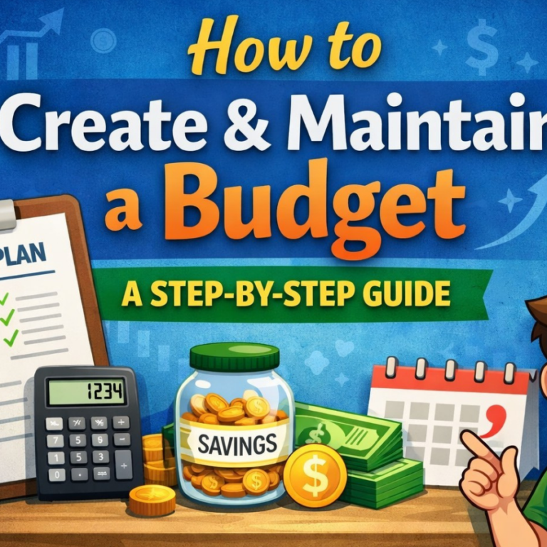 How to Create and Maintain a Budget: A Step-by-Step Guide