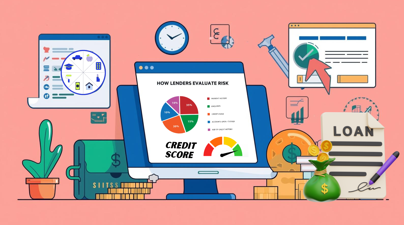 How Lenders Evaluate Risk: Credit Utilization, Refinancing, and Secured Loans Explained