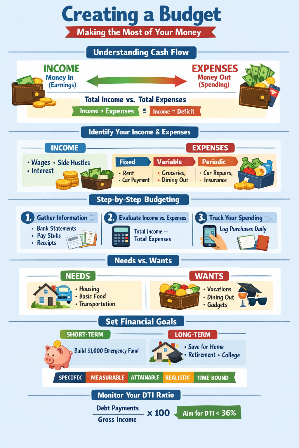 How to Create and Maintain a Budget: A Step-by-Step Guide