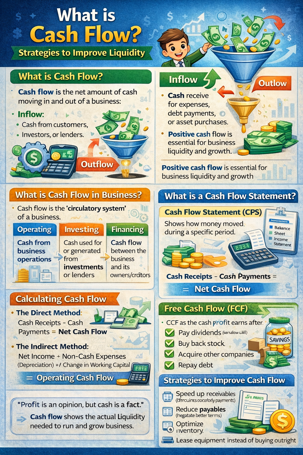 What is Cash Flow? Strategies to Improve Liquidity