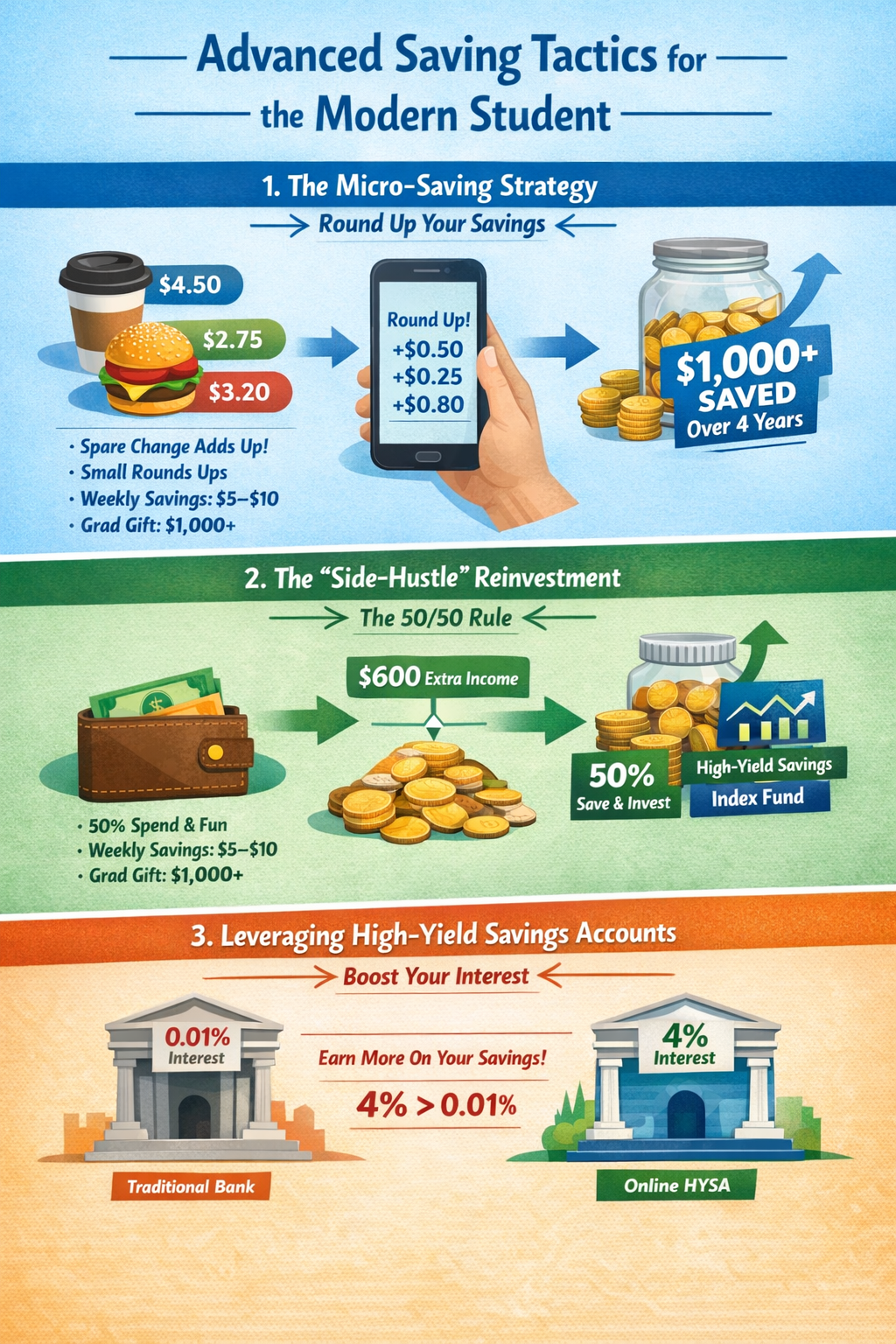 How to start saving money as a college student ?