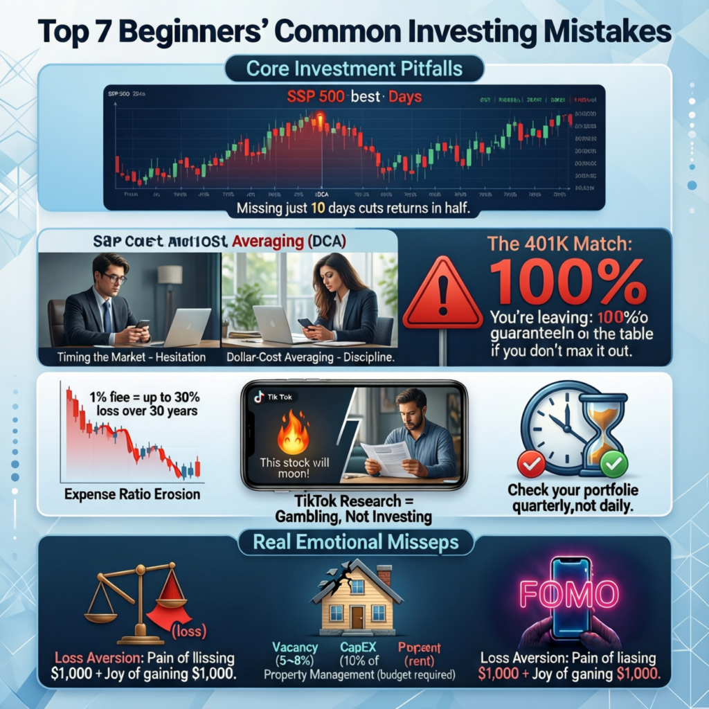 Top 7 Beginners Common Investing Mistakes