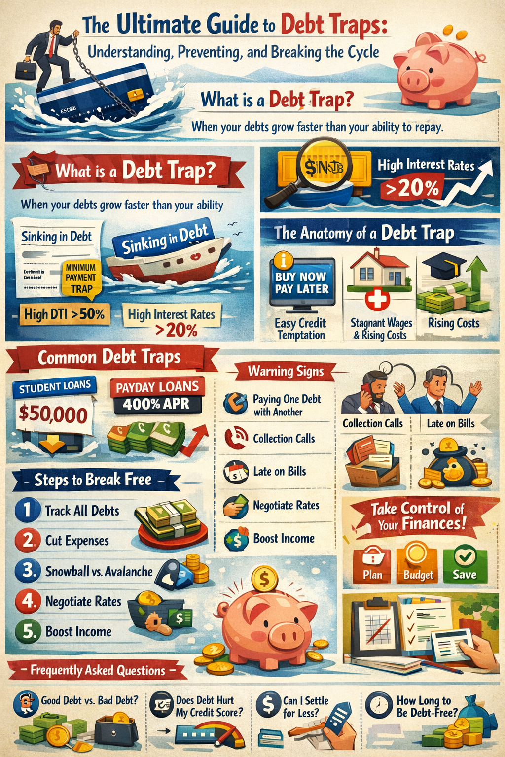 Debt Trap: Meaning, Causes, and the Path to Financial Freedom